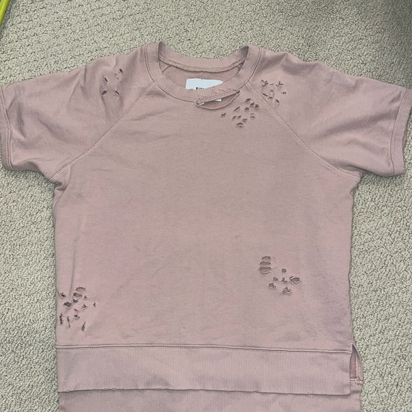 Pistola Raine Distressed French Terry Sweatshirt - Picture 2 of 7